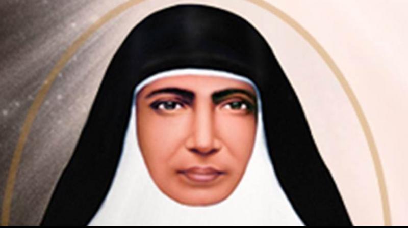 Mariam Thresia, the foundress of the Congregation of the Sisters of the Holy Family (CHF), will be raised to the glory of the altar during a solemn Eucharistic Celebration in Rome’s St Peter’s Square on Sunday, Vatican News said. (Photo: mariamthresia.org) Mariam Thresia, the foundress of the Congregation of the Sisters of the Holy Family (CHF), will be raised to the glory of the altar during a solemn Eucharistic Celebration in Rome’s St Peter’s Square on Sunday, Vatican News said. (Photo: mariamthresia.org)
