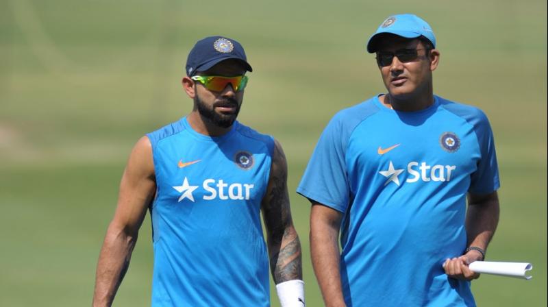 Anil Kumble presented a detailed proposal at a meeting held with CoA, along with the BCCI office-bearers. (Photo: AFP) Anil Kumble presented a detailed proposal at a meeting held with CoA, along with the BCCI office-bearers. (Photo: AFP)