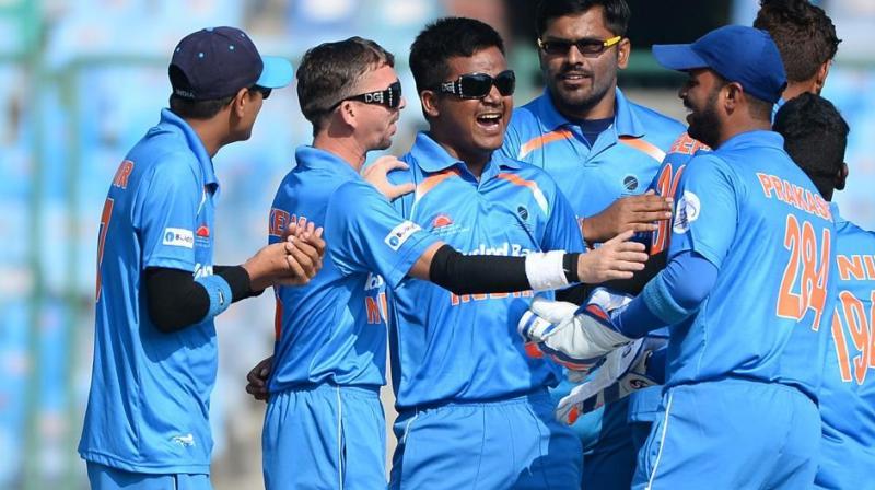 The highly charged atmosphere at the World T20 for the blind was typical of any contest between India and Pakistan. (Photo: AFP) The highly charged atmosphere at the World T20 for the blind was typical of any contest between India and Pakistan. (Photo: AFP)