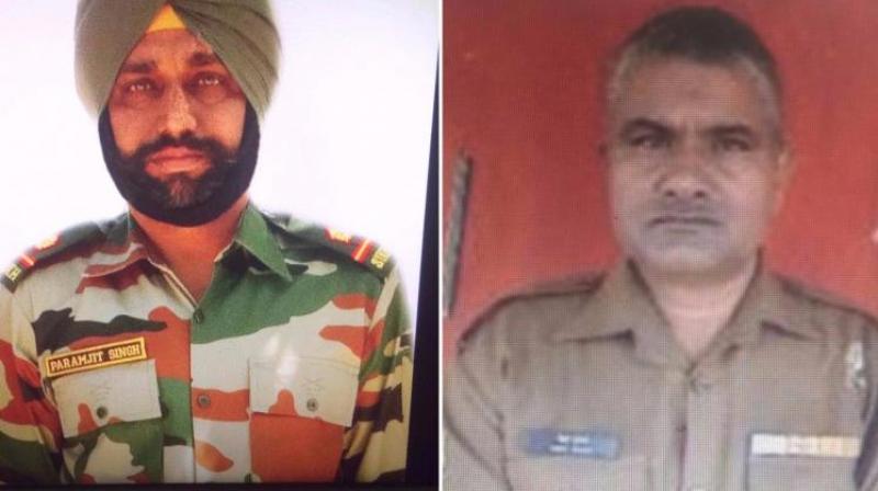 The soldiers killed were Naib Subedar Paramjeet Singh of 22 Sikh Infantry and Head Constable Prem Sagar of 200th Battalion of BSF. The soldiers killed were Naib Subedar Paramjeet Singh of 22 Sikh Infantry and Head Constable Prem Sagar of 200th Battalion of BSF.