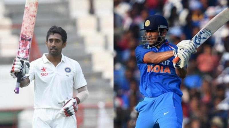 Wriddhiman Saha recently spoke about playing under MS Dhoni, and how being a wicketkeeper-batsman can be important to the team.(Photo: AFP) Wriddhiman Saha recently spoke about playing under MS Dhoni, and how being a wicketkeeper-batsman can be important to the team.(Photo: AFP)