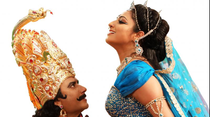 Munirathna Kurukshetra still. Munirathna Kurukshetra still.