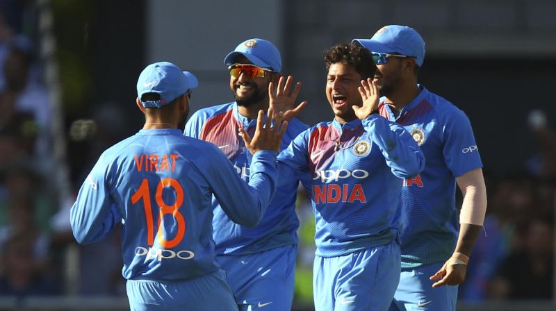 The second of the three-match series will be played in Cardiff on Friday, with the Men in Blue looking to wrap up the series by taking an unassailable 2-0 lead. (Photo: AP) The second of the three-match series will be played in Cardiff on Friday, with the Men in Blue looking to wrap up the series by taking an unassailable 2-0 lead. (Photo: AP)