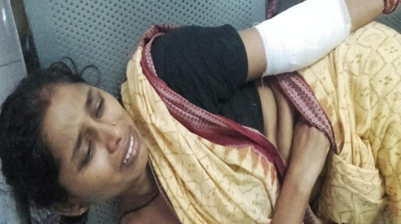 'Jemadei and her family have occupied a government land and villagers wanted to construct a temple on it. A scuffle broke out between the family and villagers, during which one of the locals had attacked Jemadei with an axe and she died on the spot,' Deogarh Additional Superintendent of Police Rabi Narayan Singh said. (Photo: ANI) 'Jemadei and her family have occupied a government land and villagers wanted to construct a temple on it. A scuffle broke out between the family and villagers, during which one of the locals had attacked Jemadei with an axe and she died on the spot,' Deogarh Additional Superintendent of Police Rabi Narayan Singh said. (Photo: ANI)