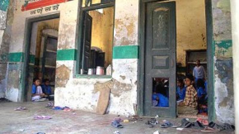 A student at a government school in Delhi locked up a 44-year-old teacher in the school washroom for about 15 minutes. (Representational image) A student at a government school in Delhi locked up a 44-year-old teacher in the school washroom for about 15 minutes. (Representational image)