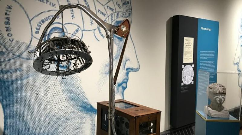 Visitors can put together a puzzle that was used to determine the intelligence of immigrants arriving in the US, known as the 'moron test'. (Photo:AP) Visitors can put together a puzzle that was used to determine the intelligence of immigrants arriving in the US, known as the 'moron test'. (Photo:AP)