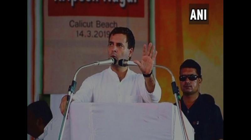 Rahul Gandhi at a campaign in Kerala. (Photo: ANI) Rahul Gandhi at a campaign in Kerala. (Photo: ANI)