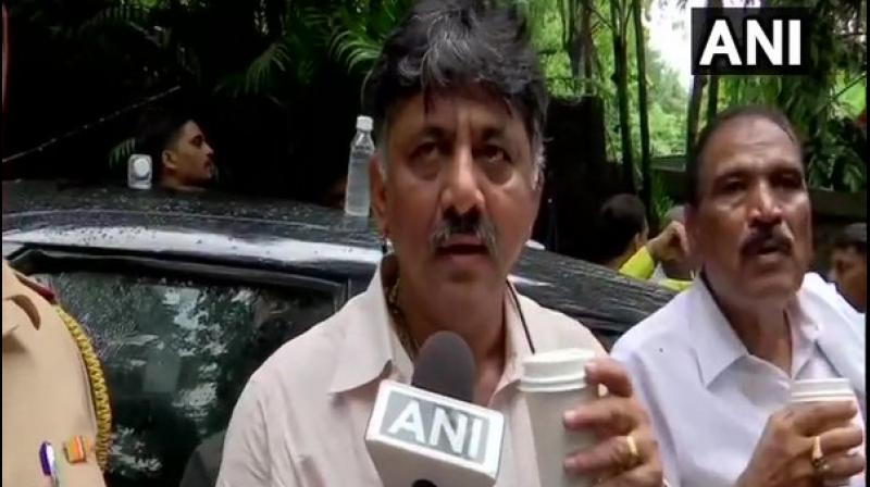 The rebel MLAs had checked into Mumbai's Sofitel Hotel on Saturday and later moved to the Renaissance Hotel in the city on Monday. (Photo: ANI) The rebel MLAs had checked into Mumbai's Sofitel Hotel on Saturday and later moved to the Renaissance Hotel in the city on Monday. (Photo: ANI)