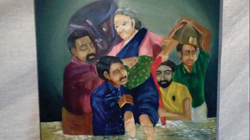A painting by Swathi K. Vijay A painting by Swathi K. Vijay