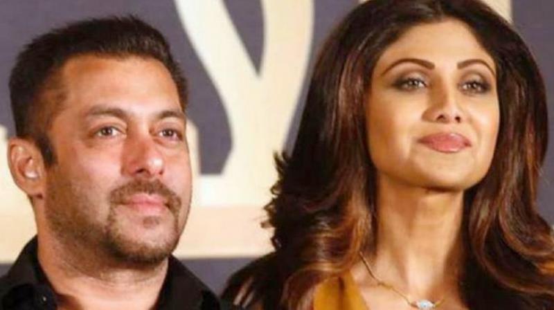 Salman Khan and Shilpa Shetty Kundra at IIFA Awards. Salman Khan and Shilpa Shetty Kundra at IIFA Awards.