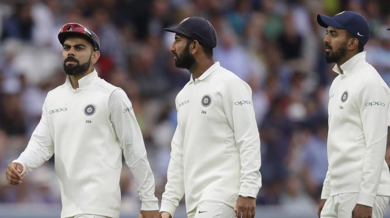 “So far, the Indian players have let themselves and their supporters down. The batting has been so naive and irresponsible, it has bordered on stupidity. Wafting drives at tempting outswingers is thoughtless,” Geoffrey Boycott wrote in his column for the ‘Daily Telegraph’. (Photo: AP) “So far, the Indian players have let themselves and their supporters down. The batting has been so naive and irresponsible, it has bordered on stupidity. Wafting drives at tempting outswingers is thoughtless,” Geoffrey Boycott wrote in his column for the ‘Daily Telegraph’. (Photo: AP)