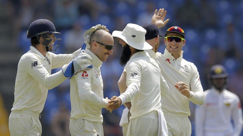 Sri Lanka needed 301 in their second innings to register an upset win but managed just 243 at the Pallekele ground. (Photo: AP) Sri Lanka needed 301 in their second innings to register an upset win but managed just 243 at the Pallekele ground. (Photo: AP)