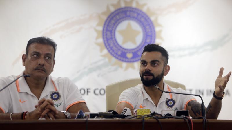 Questioned whether he or skipper Kohli has spoken to the team as to why they lost in South Africa and England, Shastri said that it was all about "seizing big moments". (Photo: AP) Questioned whether he or skipper Kohli has spoken to the team as to why they lost in South Africa and England, Shastri said that it was all about "seizing big moments". (Photo: AP)