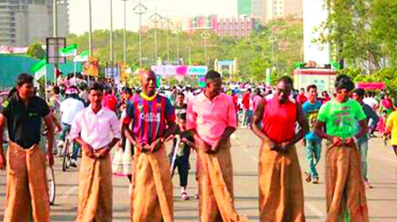 A file picture of sack race conducted in Hyderabad. A file picture of sack race conducted in Hyderabad.