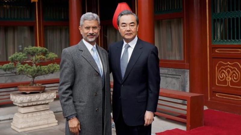 Foreign Secretary, S. Jaishankar with Chinese Foreign Minister Wang Yi. (Photo: PTI) Foreign Secretary, S. Jaishankar with Chinese Foreign Minister Wang Yi. (Photo: PTI)