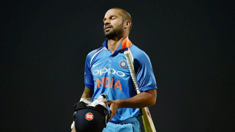 “It was in the first six overs that they took the game away from us. After the first six overs even they weren’t hitting the ball that frequently – it wasn’t like 10 an over against the spinners in the middle overs. That’s because the wicket was a little slow,” Shikhar Dhawan said. (Photo: PTI) “It was in the first six overs that they took the game away from us. After the first six overs even they weren’t hitting the ball that frequently – it wasn’t like 10 an over against the spinners in the middle overs. That’s because the wicket was a little slow,” Shikhar Dhawan said. (Photo: PTI)