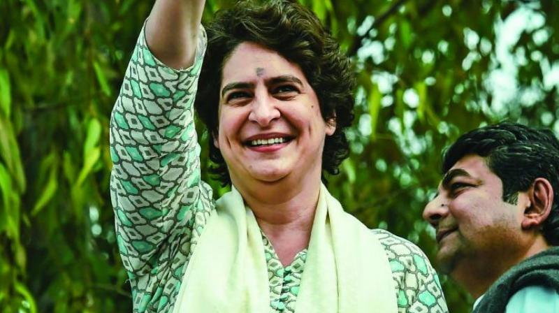 To a question on whether Priyanka Gandhi will contest the general elections from Varanasi, from where Prime Minister Narendra Modi is seeking re-election, Bharti said, 'It is a democracy, anybody can fight election from anywhere'. (Photo: File) To a question on whether Priyanka Gandhi will contest the general elections from Varanasi, from where Prime Minister Narendra Modi is seeking re-election, Bharti said, 'It is a democracy, anybody can fight election from anywhere'. (Photo: File)
