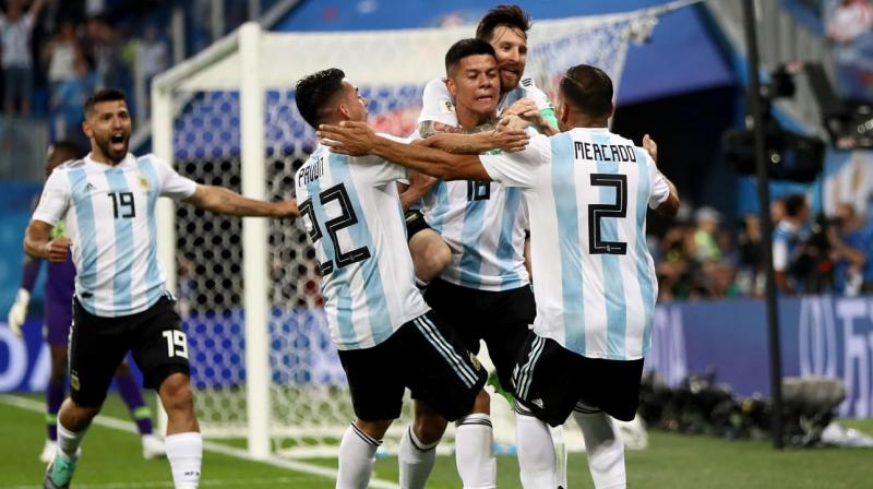It took an unlikely goal by Rojo to save Argentina and give it second place in Group D. (Photo: Fifa official site) It took an unlikely goal by Rojo to save Argentina and give it second place in Group D. (Photo: Fifa official site)