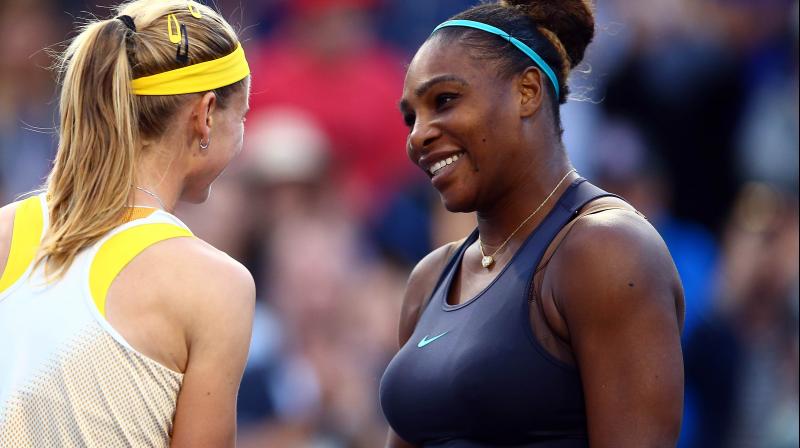 Serena Williams rallied to avoid a stunning upset and secure a 1-6 6-3 6-3 semi-final win over Czech qualifier Marie Bouzkova at the Rogers Cup on Saturday. (Photo:AFP) Serena Williams rallied to avoid a stunning upset and secure a 1-6 6-3 6-3 semi-final win over Czech qualifier Marie Bouzkova at the Rogers Cup on Saturday. (Photo:AFP)