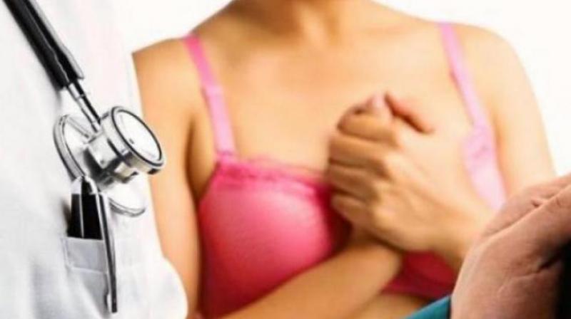 Doctors discovered she had an ulcer on her left breast and that her flesh had begun to die. (Photo: AFP) Doctors discovered she had an ulcer on her left breast and that her flesh had begun to die. (Photo: AFP)