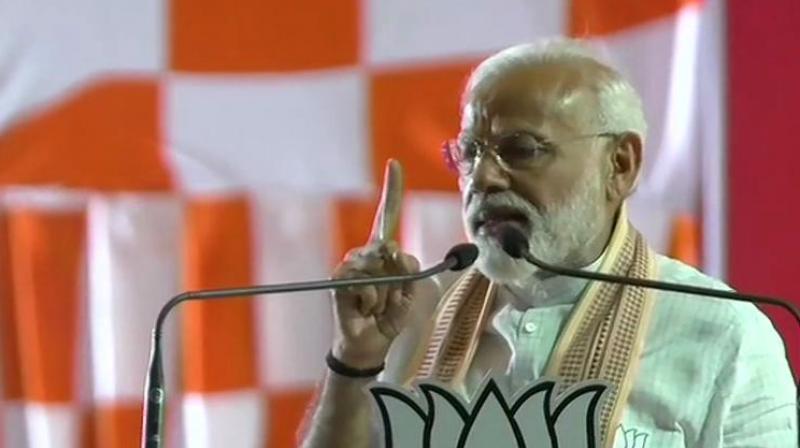 Modi also alleged that the Congress spoke ill of the armed forces. (Image: ANI) Modi also alleged that the Congress spoke ill of the armed forces. (Image: ANI)