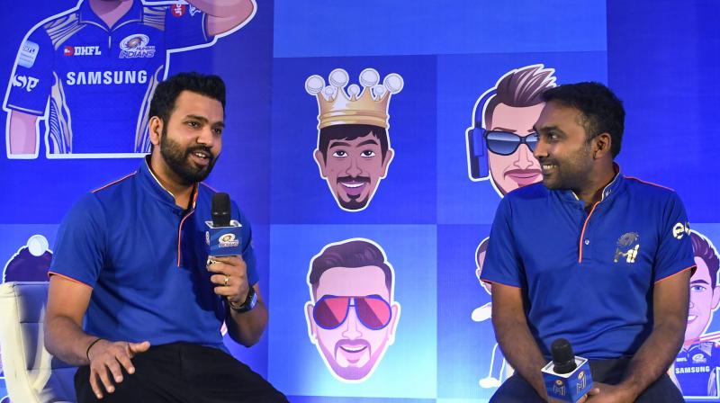 Mahela Jayawardene (right) was pleased that Mumbai Indians was able to maintain its core although it will be without two of its key bowlers - his compatriot Lasith Malinga and Harbhajan SIngh. (Photo: PTI) Mahela Jayawardene (right) was pleased that Mumbai Indians was able to maintain its core although it will be without two of its key bowlers - his compatriot Lasith Malinga and Harbhajan SIngh. (Photo: PTI)