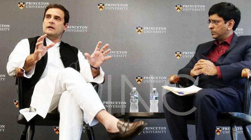 It's not my place to say that China should be democratic or not. They have chosen their path and we have chosen ours, says Rahul Gandhi. (Photo: Twitter/INCIndia) It's not my place to say that China should be democratic or not. They have chosen their path and we have chosen ours, says Rahul Gandhi. (Photo: Twitter/INCIndia)