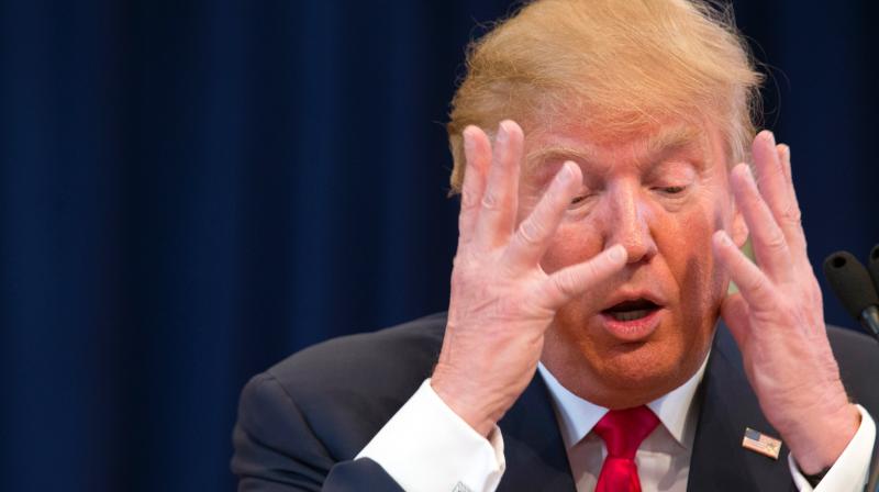'My whole life, I’ve heard you’re innocent until proven guilty. But now, you’re guilty until proven innocent. That is a very, very difficult standard,' Trump said outside the White House. (Photo: File) 'My whole life, I’ve heard you’re innocent until proven guilty. But now, you’re guilty until proven innocent. That is a very, very difficult standard,' Trump said outside the White House. (Photo: File)