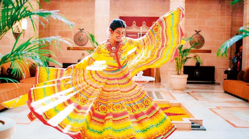 Desi girl and new bride Priyanka has found herself in a soup barely hours after she tied the knot with beau Nick Jonas in a big, fat Indian wedding at Jodhpur. Desi girl and new bride Priyanka has found herself in a soup barely hours after she tied the knot with beau Nick Jonas in a big, fat Indian wedding at Jodhpur.