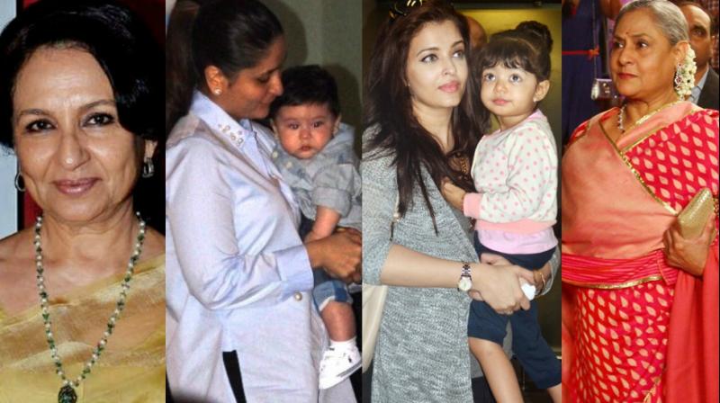 Taimur is often seen visiting his naani, Babita. But we hardly see him with Sharmila Tagore Taimur is often seen visiting his naani, Babita. But we hardly see him with Sharmila Tagore