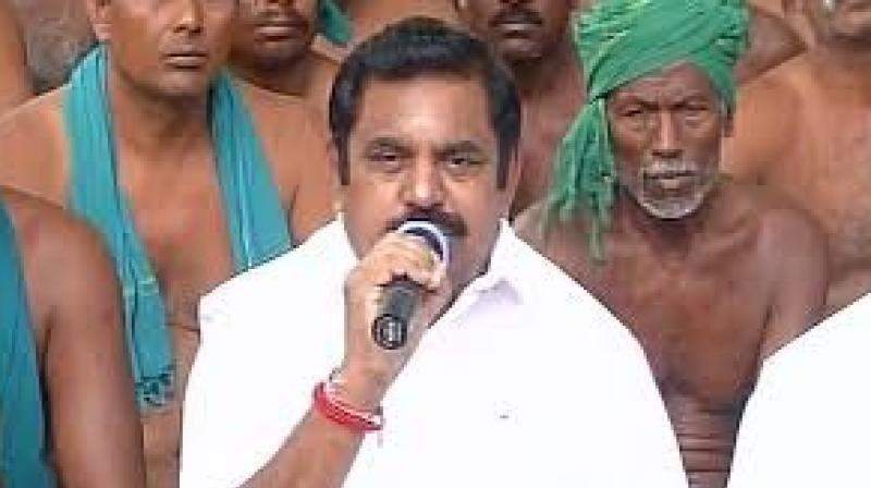 Chief Minister E palanisamy said the government would disburse compensation for damaged crops proportionate to the extent of loss. (Photo: File) Chief Minister E palanisamy said the government would disburse compensation for damaged crops proportionate to the extent of loss. (Photo: File)