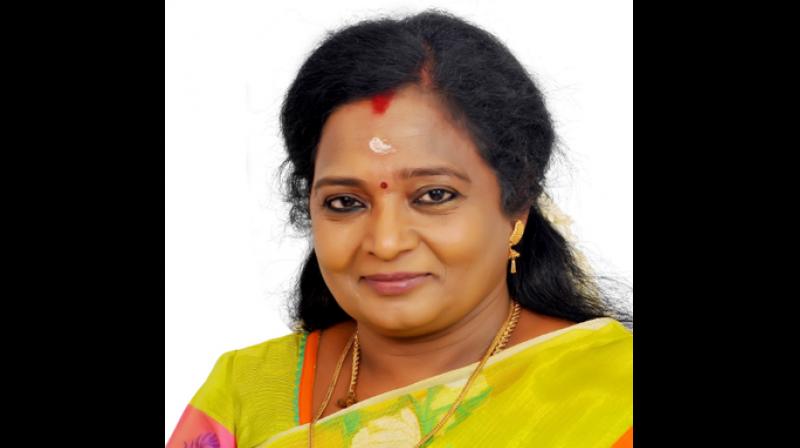 Earlier, the post was held by E S L Narasimhan, who subsequently demitted office. (Photo: Twitter | @TamilisaiOffice) Earlier, the post was held by E S L Narasimhan, who subsequently demitted office. (Photo: Twitter | @TamilisaiOffice)