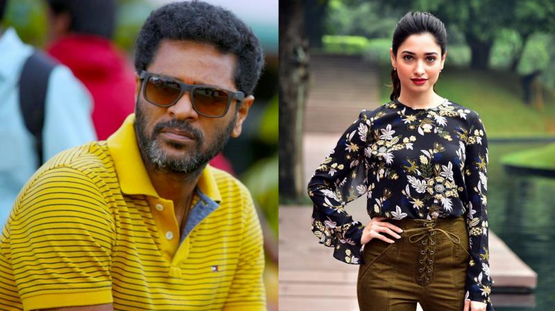 Prabhu Deva and Tamannaah Bhatia. Prabhu Deva and Tamannaah Bhatia.
