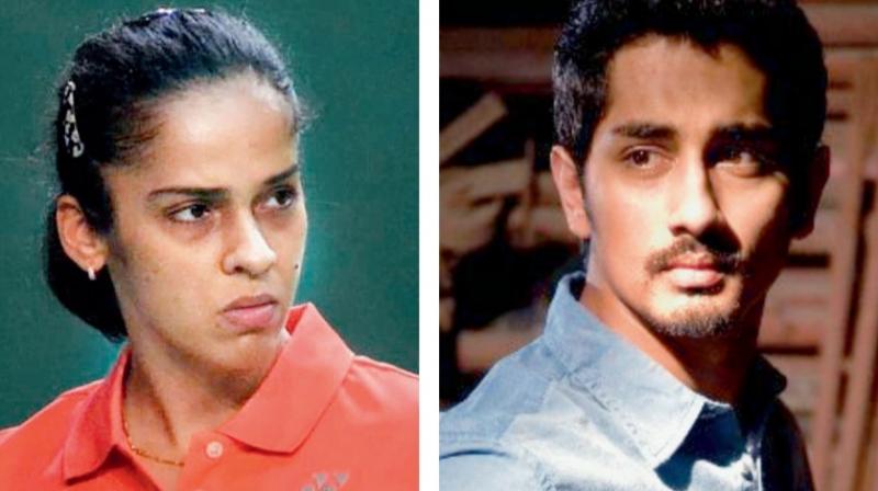 Saina Nehwal and Siddharth