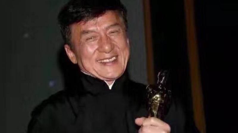 Jackie took to social nedia to express his joy. He posted this picture on Facebook, captioning it : So honored and happy and lost for words! (Pic courtesy: Facebook/ Jackie Chan). Jackie took to social nedia to express his joy. He posted this picture on Facebook, captioning it : So honored and happy and lost for words! (Pic courtesy: Facebook/ Jackie Chan).