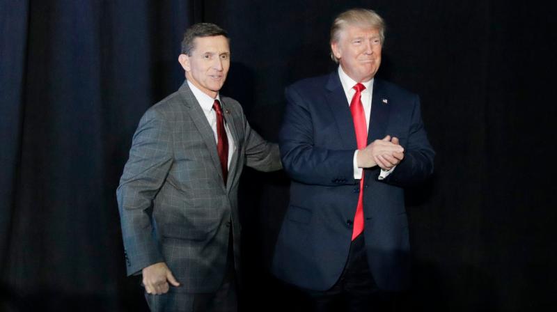 US President Donald Trump with former national security adviser Michael Flynn. (Photo: AP) US President Donald Trump with former national security adviser Michael Flynn. (Photo: AP)