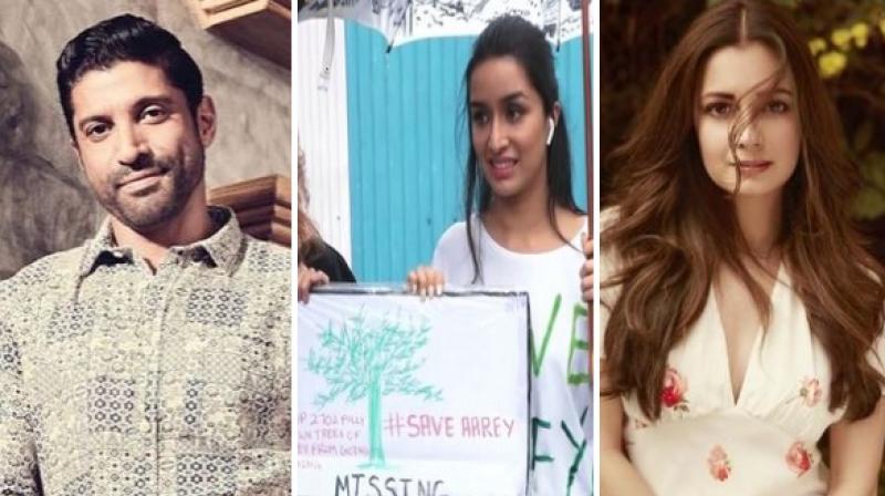 Farhan Akhtar, Shraddha Kapoor and Dia Mirza. (Photo: ANI) Farhan Akhtar, Shraddha Kapoor and Dia Mirza. (Photo: ANI)