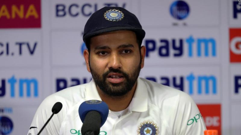 Former India cricketer Harbhajan Singh on Sunday was left surprised on Rohit Sharma’s omission from India’s Test squad to face West Indies starting on Thursday. (Photo: BCCI) Former India cricketer Harbhajan Singh on Sunday was left surprised on Rohit Sharma’s omission from India’s Test squad to face West Indies starting on Thursday. (Photo: BCCI)