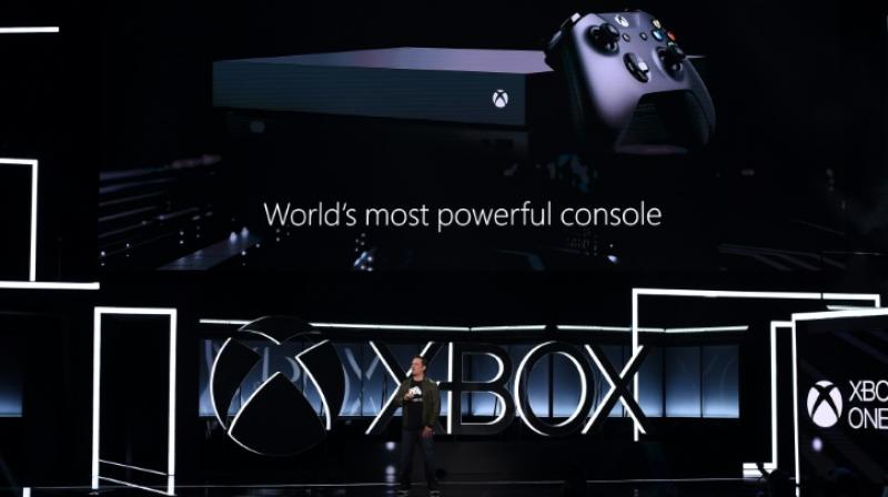 XBox Chief Phil Spencer introduced the much anticipated Xbox One X at a Microsoft event ahead of the official opening of the Electronic Entertainment Expo in Los Angeles. (Photo: AFP) XBox Chief Phil Spencer introduced the much anticipated Xbox One X at a Microsoft event ahead of the official opening of the Electronic Entertainment Expo in Los Angeles. (Photo: AFP)