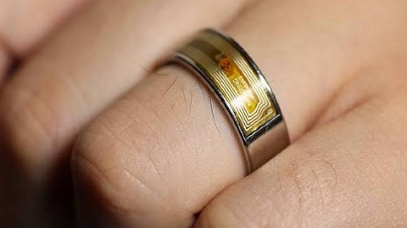 The electronic ring computing device will feature a touchscreen, wireless transceiver, processor, sensors, and a rechargeable power source. (Photo: ANI) The electronic ring computing device will feature a touchscreen, wireless transceiver, processor, sensors, and a rechargeable power source. (Photo: ANI)