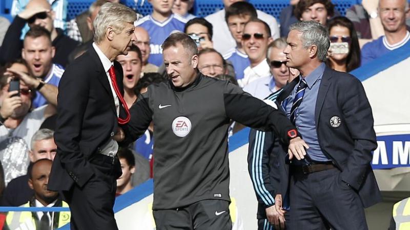 Mourinho, asked if he regretted any of his previous bust-ups with Wenger, insisted: "It's not about regretting. I think your question is a typical question from somebody that was not in this side."(Photo: AFP) Mourinho, asked if he regretted any of his previous bust-ups with Wenger, insisted: "It's not about regretting. I think your question is a typical question from somebody that was not in this side."(Photo: AFP)