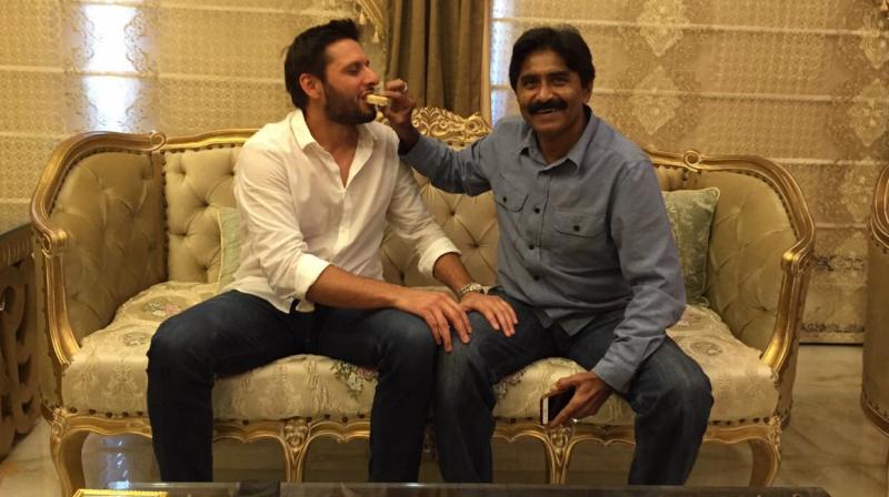 Afridi also apologised to Miandad on air stating he had always considered him his elder. (Photo: Twitter) Afridi also apologised to Miandad on air stating he had always considered him his elder. (Photo: Twitter)