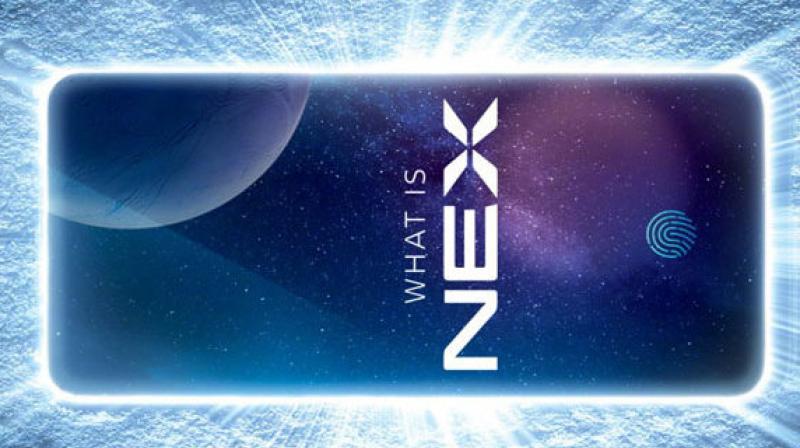The Vivo APEX aka Vivo NEX was showcased earlier this year with a 91 per cent screen-to-body ratio, half-screen fingerprinting scanning technology, and a pop-up selfie camera. (Photo: Weibo) The Vivo APEX aka Vivo NEX was showcased earlier this year with a 91 per cent screen-to-body ratio, half-screen fingerprinting scanning technology, and a pop-up selfie camera. (Photo: Weibo)