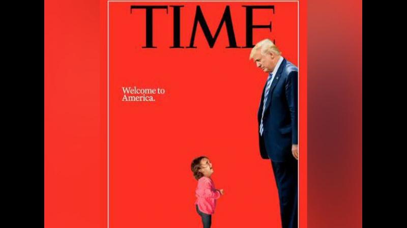 The powerful original photograph, taken at the scene of a border detention by Getty Images photographer John Moore, became one of the iconic images in the flurry of media coverage about the separation of families by the Trump administration. (Photo: @ANI/Twitter) The powerful original photograph, taken at the scene of a border detention by Getty Images photographer John Moore, became one of the iconic images in the flurry of media coverage about the separation of families by the Trump administration. (Photo: @ANI/Twitter)