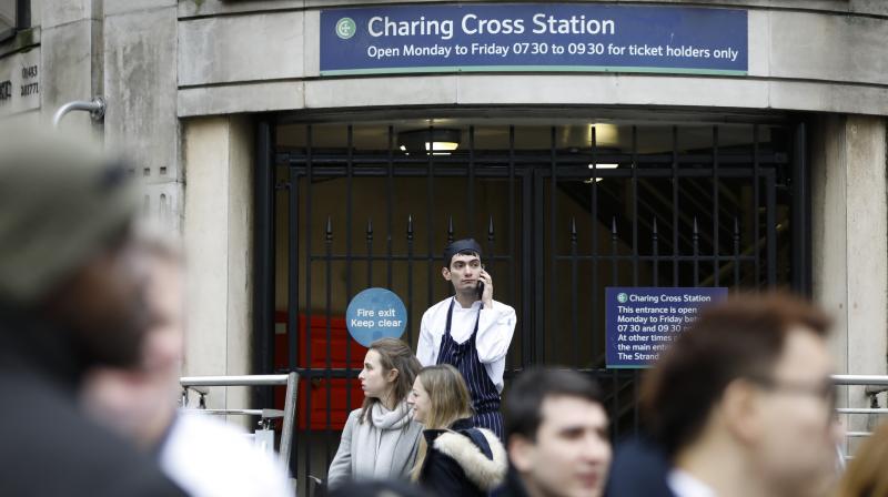 The BTP are working to reopen the station as soon as possible. (Photo: AFP) The BTP are working to reopen the station as soon as possible. (Photo: AFP)