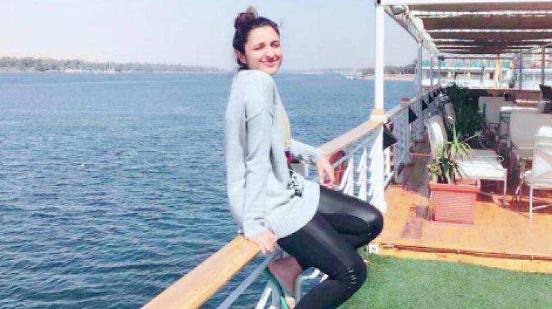 Parineeti's adventurous side is evident in several of her pictures on Instagram. Parineeti's adventurous side is evident in several of her pictures on Instagram.