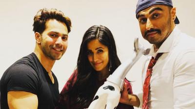 Varun Dhawan, Katrina Kaif and Arjun Kapoor. (Photo: Instagram)
