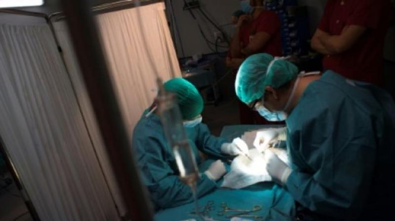 Meanwhile he has no idea how many of the organs are still inside (Photo: AFP) Meanwhile he has no idea how many of the organs are still inside (Photo: AFP)