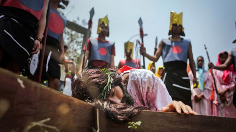 Horrified spectators were taken aback by the incident that happened during the final hours of Christ being recreated in the play (Representational Image) Horrified spectators were taken aback by the incident that happened during the final hours of Christ being recreated in the play (Representational Image)
