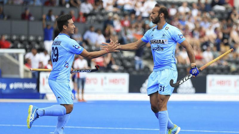 Indian striker Ramandeep Singh has been ruled out of the ongoing FIH Champions Trophy due to a knee injury. (Photo: AP) Indian striker Ramandeep Singh has been ruled out of the ongoing FIH Champions Trophy due to a knee injury. (Photo: AP)